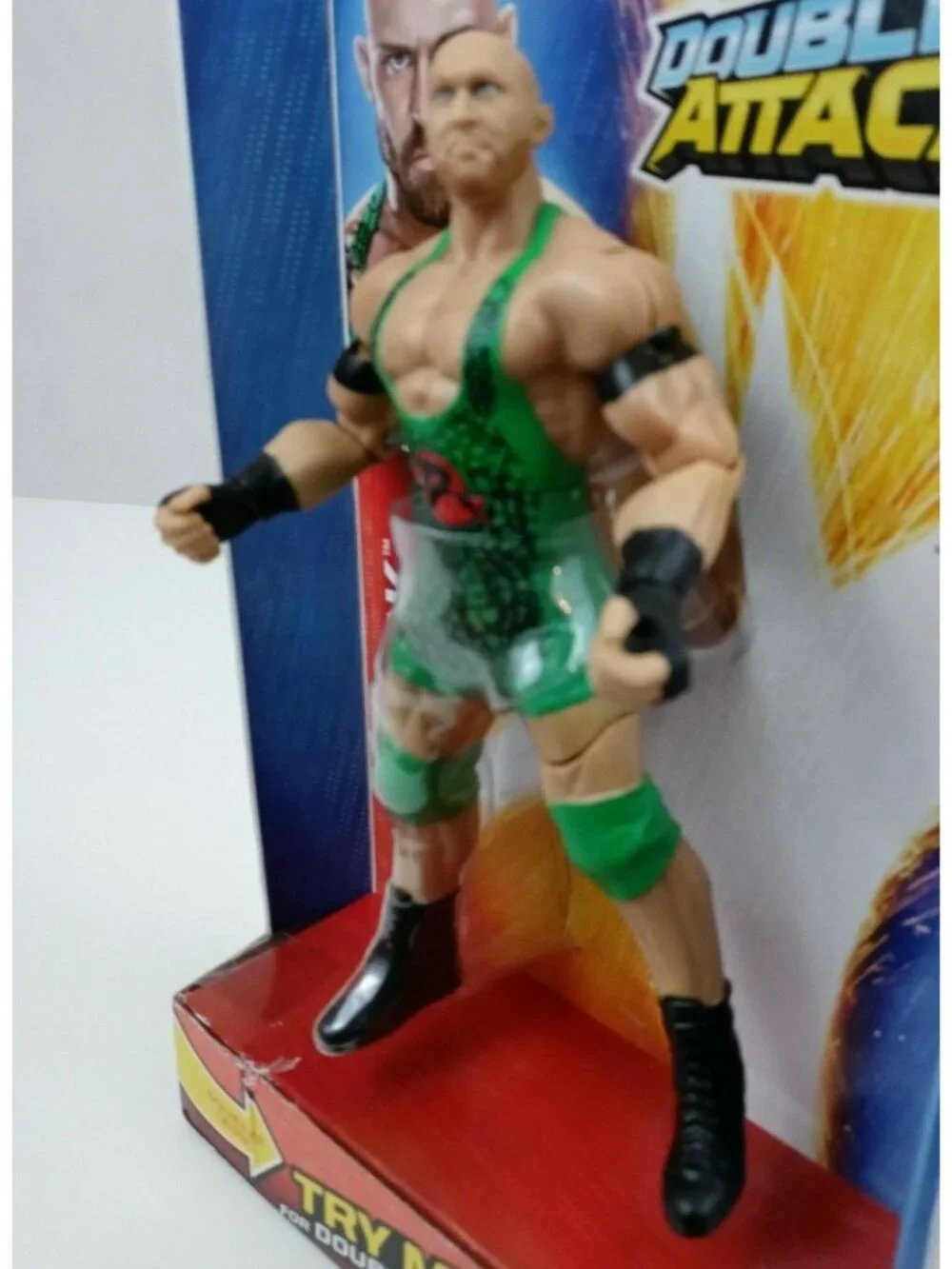 New 2014 WWF WWE Mattel Ryback Double Attack Wrestling 7